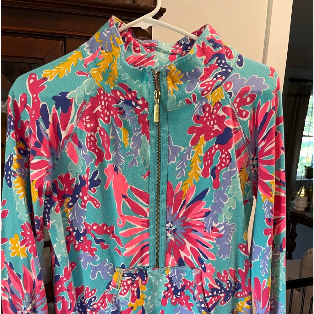 Lilly Pulitzer 3/4 zip pullover/sweatshirt/jacket